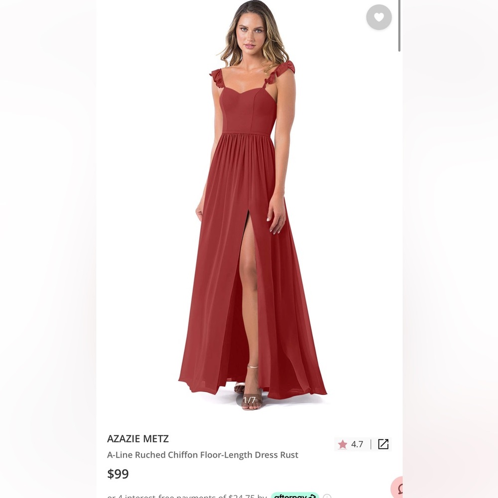 Bridesmaid/ Prom/ Formal Banquet Dress Azazie Metz